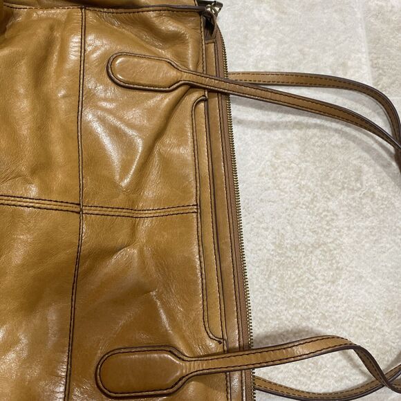 Hobo Shoulder Purse Friar Brown Distress Leather Sophisticated office - Picture 15 of 16